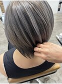 白髪ぼかしダブルカラー20代30代40代¥15400