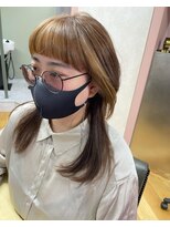 カームバイリコ 学芸大学(calm by liko)&nbsp;美髪/大人かわいい/こなれミディ/サンドベージュ[学芸大学]