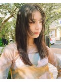 中川陽南子【お顔まわりカットフェイスレイヤーロングヘア】
