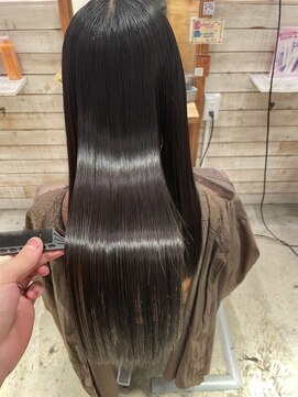 アース 菊名店(HAIR&MAKE EARTH) 20代30代40代 髪質改善トリートメント グレージュヘア