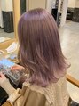 オースト ヘアー ステラ 新宿店(Aust hair Stella)&nbsp;くすみ感のあるピンクラベンダーが大人可愛い◎