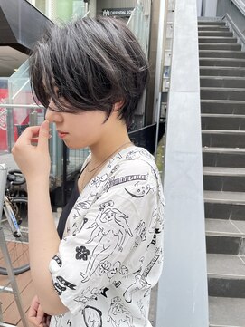 ヌード(NUDE) NUDE10代20代30代40代 透け感 ハンサムショート大人ショートボブ