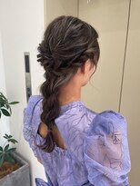 ジーナエス 札幌(Zina S)&nbsp;髪質改善＊編みおろしパーティースタイル＊美髪【Zina S 札幌】