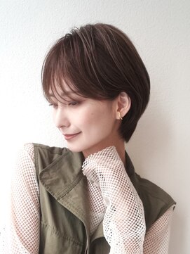 アルトル 池袋(altru) ◇大人可愛い30代40代50代白髪ぼかしショートボブくびれショート