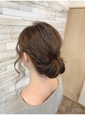 ハーフアップ