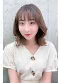 そとはね大人かわいい小顔ウルフボブ