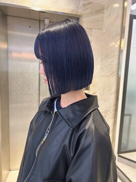 リリー(Lilley) 【lilley 稲永麻衣】韓国ボブ+ブリーチカラー+韓国ヘア