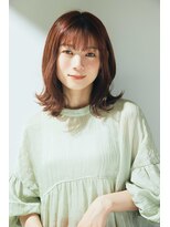 クロード モネ 池袋店(Claude MONET) 外はねボブ×暖色カラー【池袋・池袋東口】