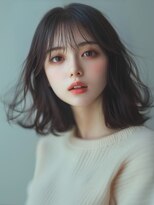 アルトリスト(Altruist Aging×HAIR&SPA) ★ダークアッシュ大人ガーリーボブ着物ミディアムレイヤーカット