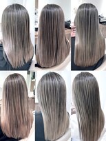 アッシュ 大宮店(Ash)&nbsp;ミルクティーバレイヤージュカタログ