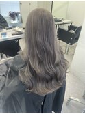 前髪/アンブレラカラー/こなれミディ/イメチェン/ウェーブパーマ