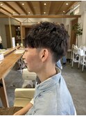 メンズポイントパーマ