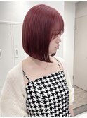 ◎ピンクラベンダー結べるボブ艶髪