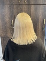 アジールヘア 池袋東口店(agir hair)&nbsp;人気ハイトーンブロンド☆ぬきっぱなし　池袋