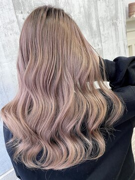 ロウル 渋谷(LOWRL) ピンクミルクティー/ブリーチ