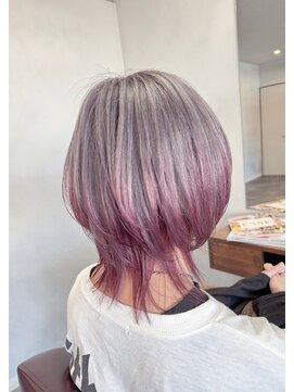 ルラシオン(Relation) シルバー×ピンクエンドカラー