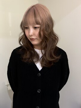 イェッカ パビル(YECCA pabil) ピンク×ブラウン