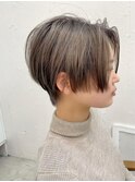 【オール世代】フェザーショート◎赤み消しくすみベージュ