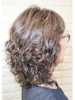 松本平太郎美容室 吉祥寺パートファイブ(PART5) ミディアムウェーブ×クリープパーマ×イノアカラー×ハイライト