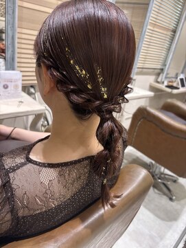 フレーム へアアンドトリートメント 天王寺北口店(FRAME) あみ下ろしアレンジ