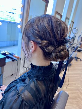 コワファースト  させぼ五番街店(COIFF1RST) 王道☆シニヨンarrange