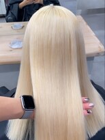 ベレーザ 渋谷(BELEZA) 15517ブリーチ&ダブルカラーホワイトブロンドハイトーンカラー