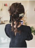 結婚式お呼ばれヘア
