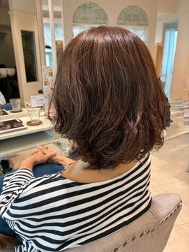 アルブル エト シミー(Arbre et chimie) 黒髪/オリーブグレー/小顔/ココアベージュ/東村山駅