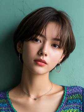 コンパクトショート × モカブラウン