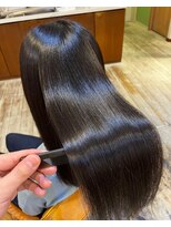 セットアップ 岡山北長瀬店(SET-UP)&nbsp;髪質改善ストレート黒髪ロング艶髪トリートメント