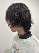 ヒュイル バイ ニアウ(Hwyl by Niau) メンズマッシュシャドウパーマスパイラルパーマニュアンスパーマ