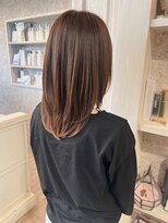 キャアリー(Caary)&nbsp;福山美容室caary髪質改善酸熱トリートメント透明感レイヤー40代