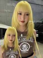 イェッカ パビル(YECCA pabil)&nbsp;顔まわりレイヤーとイエローカラー