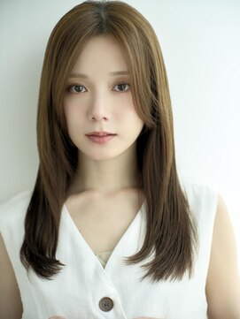 リトル エメ 仙台2号店(little×aimer) 大人艶ストレート×ナチュラルブラウン