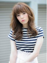 大人のオシャレな巻き髪ロング