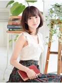『ROWEN』ウルフボブ×ツヤ髪モーブカラー