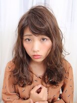 リラ ヘアー(LILA HAIR) 【LILA  HAIR】ミルクティーカラーで色っぽふんわりロング