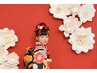 【ネット予約不可】七五三7歳セット（着付け+セット+メイク）　￥19800