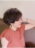 柔らかな大人可愛いマッシュショート