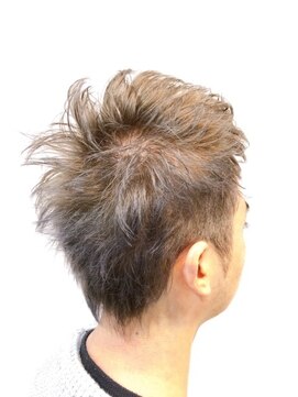 ヘアーラヴワン 足利(hair love One) アップバング×ハイトーン