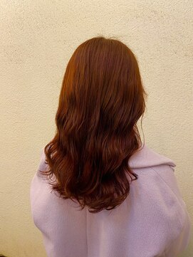 吉祥寺 はるへ コテ巻き風デジパオレンジベージュ♪