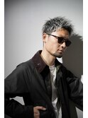 大人男子のブリーチカラー
