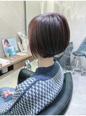丸みショート☆チョコレートブラウン