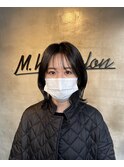 【門田美穂】美人2wayシースルーバング♪