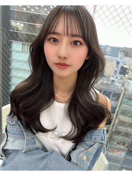 アフロートリノ(AFLOAT Leino) 韓国ヘア レイヤーカット ワンホンヘア 顔まわりカット