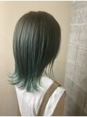 バレイヤージュグリーン