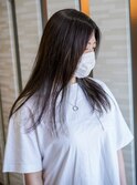 インナーカラー×シルバーグレー