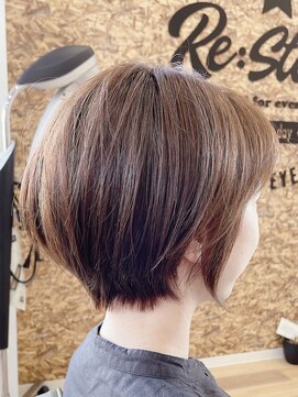 リーストア(Re:Store) アッシュベージュ×ショート