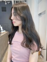 アイティーバイアルバム 下北沢店(IT by ALBUM)&nbsp;オリーブグレージュ_グレーベージュレイヤーロング_ba465492