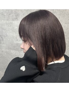 ルイス(L'wis) ココアブラウン学割U24ケアブリーチ渋谷10代20代インナーカラー